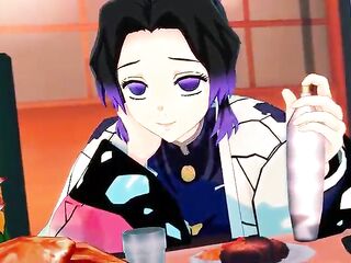 Tanjiro x Shinobu scenes