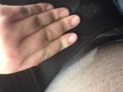 Quick Pussy Rub on Break from Work