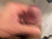 BATHROOM MASTURBATION MUSCLE CUMSHOT