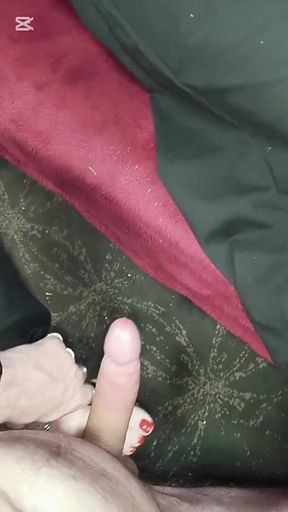 Red Nails Foot Fetish