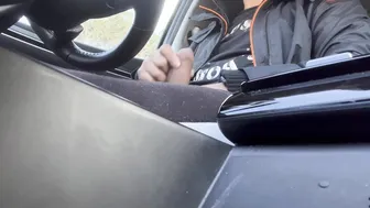 Married straight guy caught cruising in van for gay blowjob