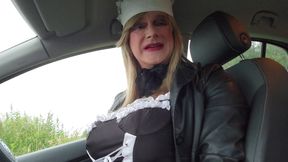 Sissy maid about to go dogging