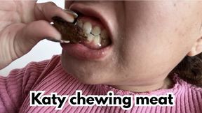 Chewing Fetish – Savoring every bite of juicy meat