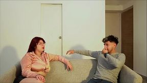 Sexologist gives a deepthroat blowjob while riding my big cock