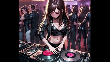 Hornyvanstevie AI - Anime Sexy DJ Synthwave Retrowave