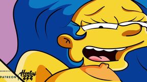 Cheating Marge Fucks Carl Video