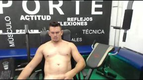 Hot Latin Hunk Cumshot Show