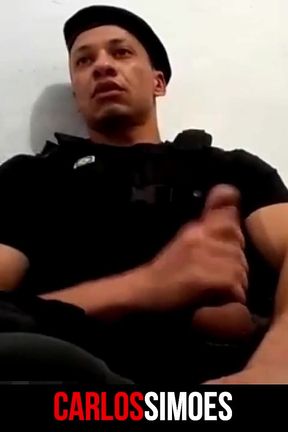 In This Fantasy the Dirty Policeman Jerks off When He Gets Home After a Long Day at Work