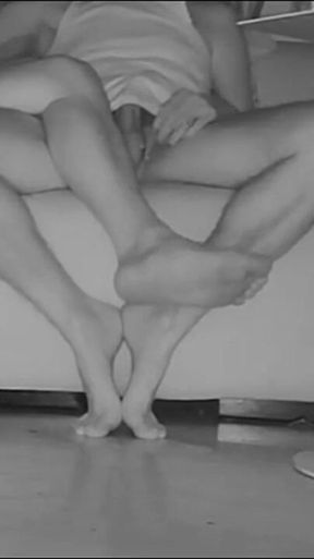 Horny Stepson Seduces His Stepdad, Caught on Night Vision Cam