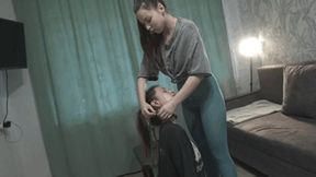 069RJ Full vers 23 min My slave missed me! According to my humiliations, spitting in the face) Well, bitch, now you will smell my ass and my stinking feet! [4k]