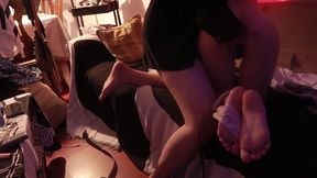 Asian Panther Squirted Choked Lesbian BDSM Spanking Hell
