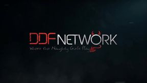 Interview Extraordinaire - Busty Babe Fingers Shaved Pussy