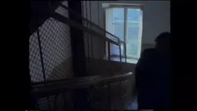 Vintage beauty slut gets fucked and covered in cum by man and shemale