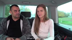 Petite Blonde Babe, Sarah Went Into A Strangers Van And Got Fucked Like Never Before