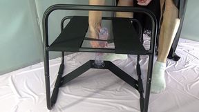 chair with dildo for adult busty aunt