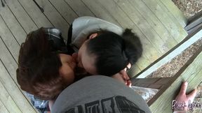 We Sucked Him Together on Our Vacation - POV Backstage Version