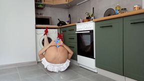 Milk enema for nurse
