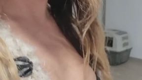 Domestic service with fetish clothing