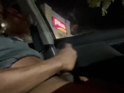 NakedTy Pizza Man BBC gas station Masturbation!!!
