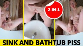 2 In 1 Sink and Bathtub ****