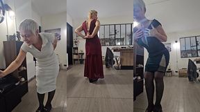 essayages sexy avec une milf mature cochonne