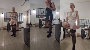 essayages sexy avec une milf mature cochonne