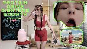 Protein Gains Giantess Growth - Ziva Fey (720p)