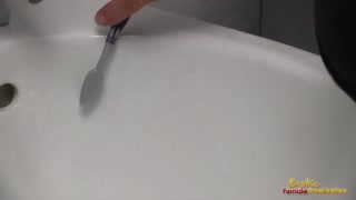 Cleans Toilet And Teeth With The Same Brush For Domina