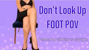 Don't Look Up FOOT POV - 1080 HD WMV