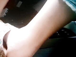 Enormous Traffic Pedal Pumping in Boho Slips: Low-cut Ethnic Suit POV