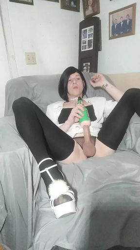 Sexy crossdresser Angel Sapphire