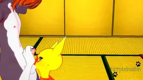 Taomon & Grey Fox Furry Hentai Fun – Boobjob, Handjob, Blowjob & Fucked