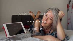 French - 30 sec pour jouir - Feet in The pose #3