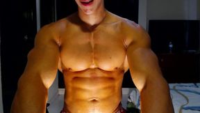 Sexy Muscle God Showing Off His Incredible Body