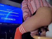 Ash Steele riding a huge dildo before Apex updates