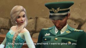 Elsa Fucks The Royal Guard In A Sauna - Frozen Betrayal 4 - 3d Hentai