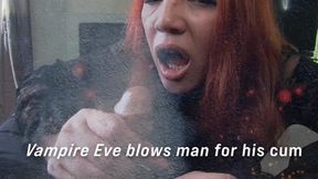 Vampire feeds from mans cum 10
