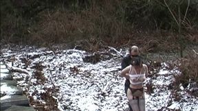 Frozen Submission: Bound Wife in Icy Desperation
