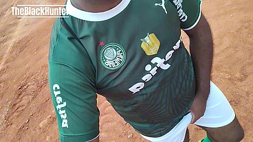 Mijando com meu uniforme do verdão