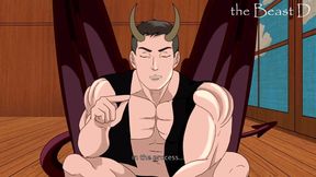 Incubus reborn ravaged by cockvore muscle growth cumshot