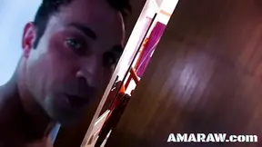 Double penetration for blonde Nicole Pearl and her two big cock lovers