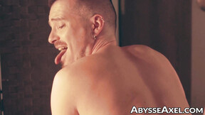 Axel rides meat before getting his ass pumping tightened in a fist fucking by joc