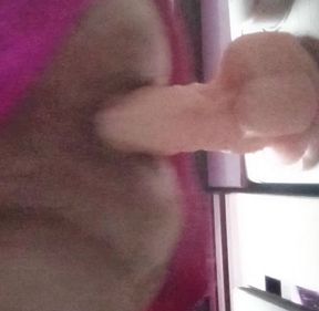 I fuck my whole tight ass very close with an ex thong