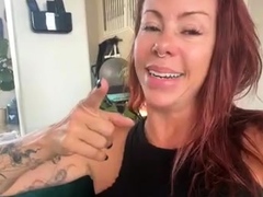 Amateur striptease and Solo masturbation