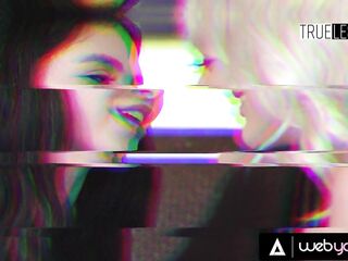 Small Alexia Anders’ Fear Of Darksome Sparks Reassuring Lesbo Scissoring With Her Recent Bestie Lily Lou