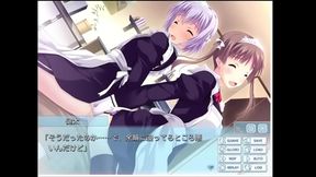 Horny Anime Maid Shares Her Body With Everyone for Ecstatic Pleasure