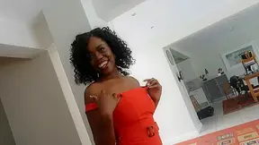 Beautiful African Secretary Tries Modelling Career By Fitting Producer Big Cock In Her Tight Cunt