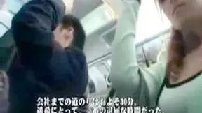 Sizzling MILF Gets Manhandled on Bustling Japanese Bus Ride
