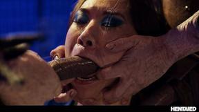 ”Real Life Hentai - Kitana gets jizzed by 2 DEMONS after a huge ninja fight”