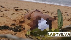 Ladysilva in Panties on the Beach What a Hot Ass